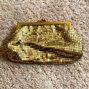 Whiting & Davis Vintage Gold Mesh Coin Purse